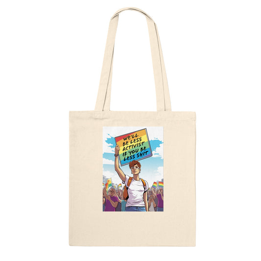 LGBTQIA+ | Activist Spirit [Rainbow] | Eco Tote Bag
