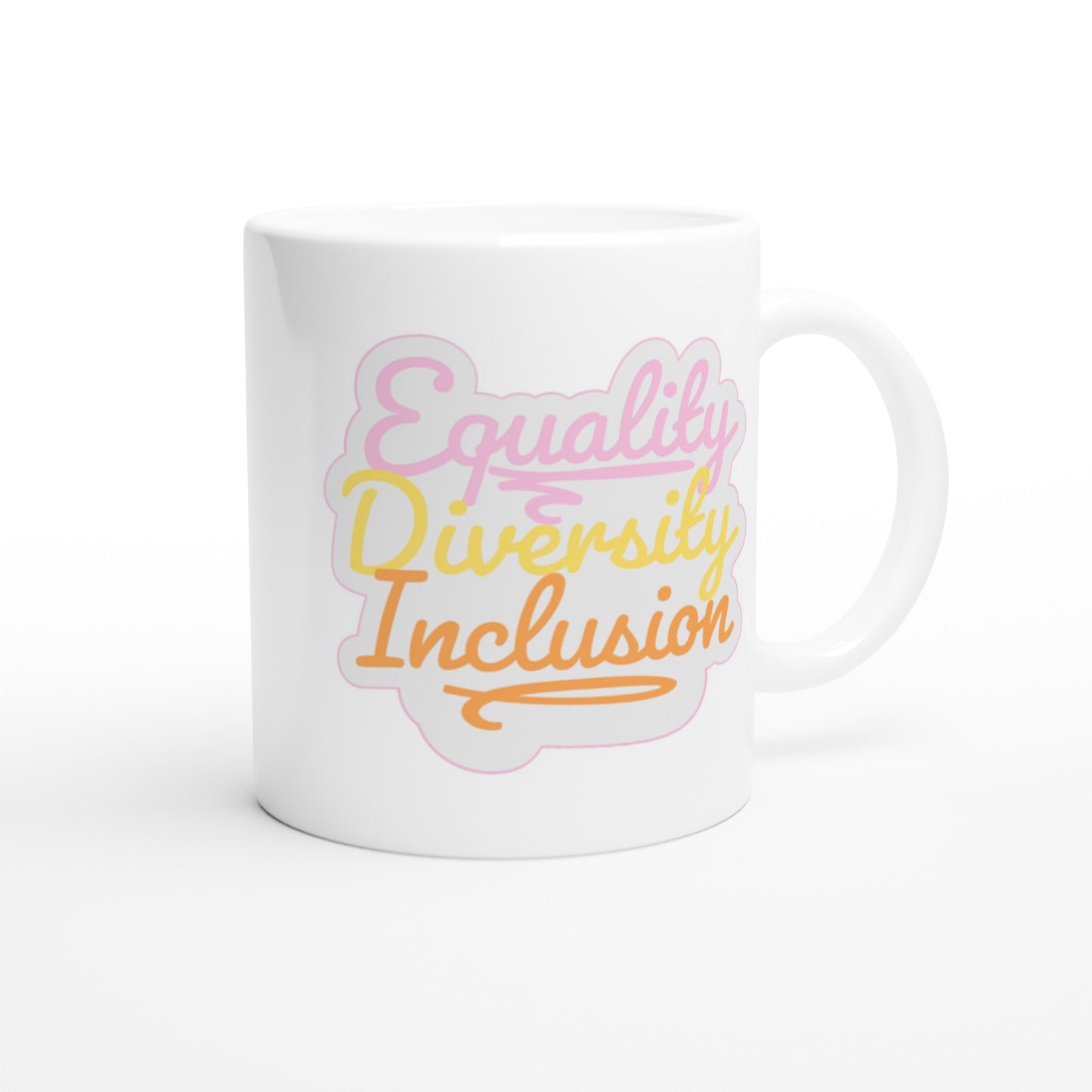 Inclusive | Equality Diversity Inclusion | 11oz Ceramic Mug