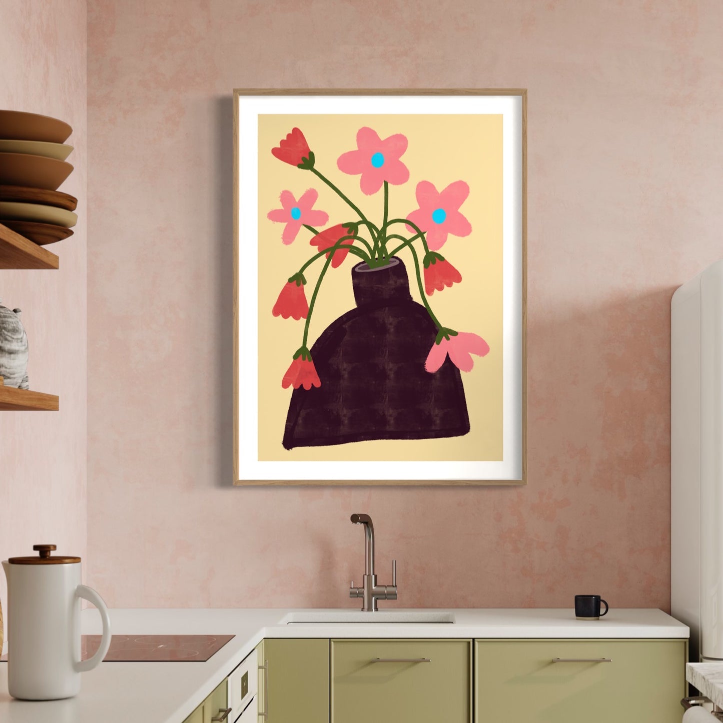 Art Print | Daisies in a Vase