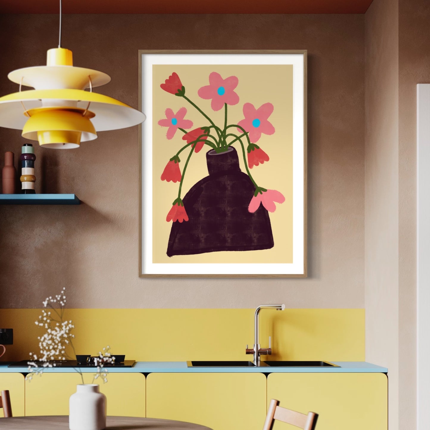Flower Art | Daisies in a Vase | Art Print