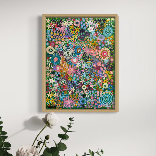 Aboriginal Art | Legacy Blossoms - 30 x 40 cm | Original painting