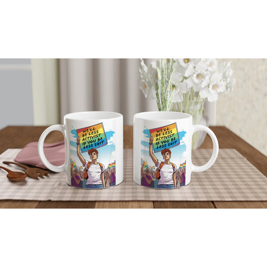 LGBTQIA+ | Activist Spirit [Rainbow] | 11oz Ceramic Mug