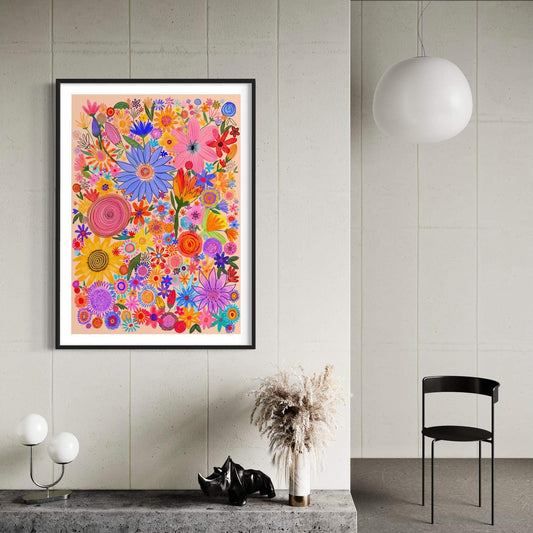 Flower Art | Friends in Bloom | Art Print