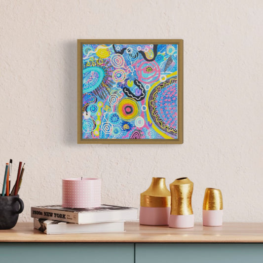 Aboriginal Art | Drowning | One-of-a-Kind Original Painting