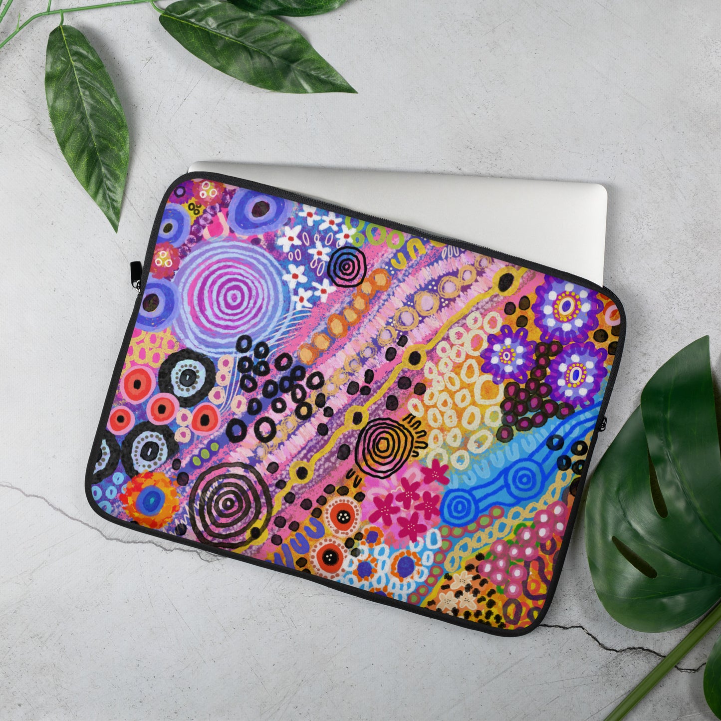 Aboriginal Artwork | Happiness | Laptop Sleeve