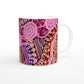 Aboriginal Art Print | Baba [Wiradjuri for Mother] | White 11oz Ceramic Mug