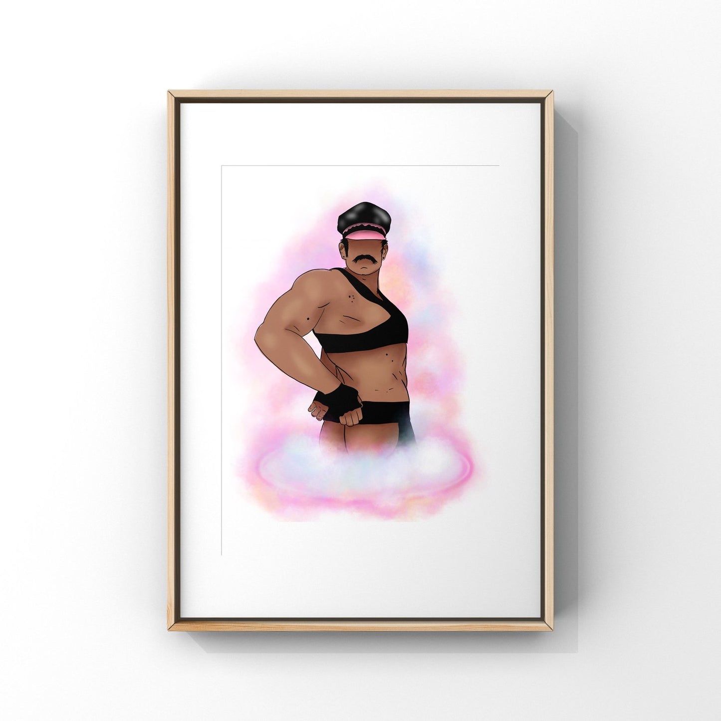 LGBTQIA+ Art | Leather Daddy | Art Print