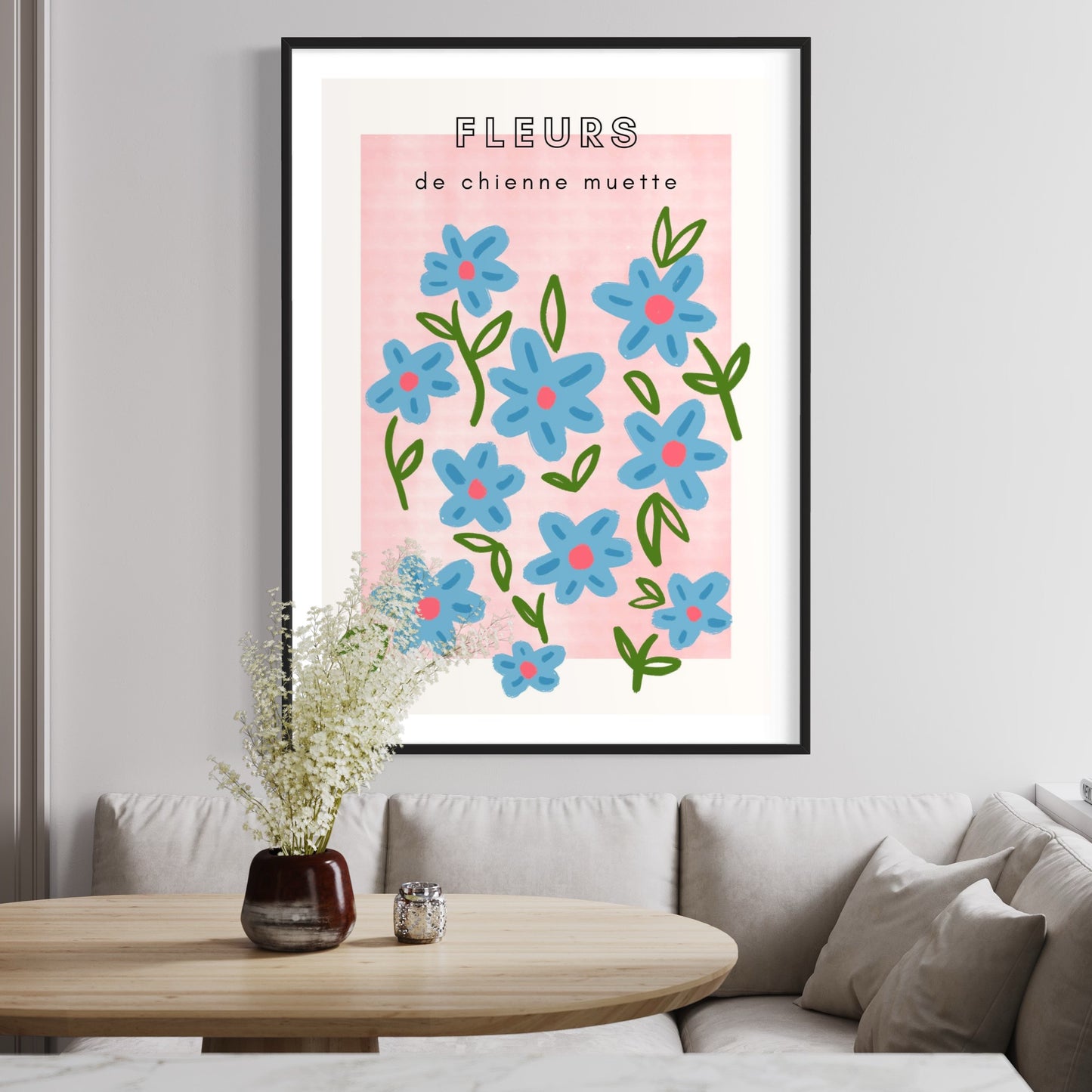 Art Print | Fleurs de Chienne Muette | Flower Art Poster