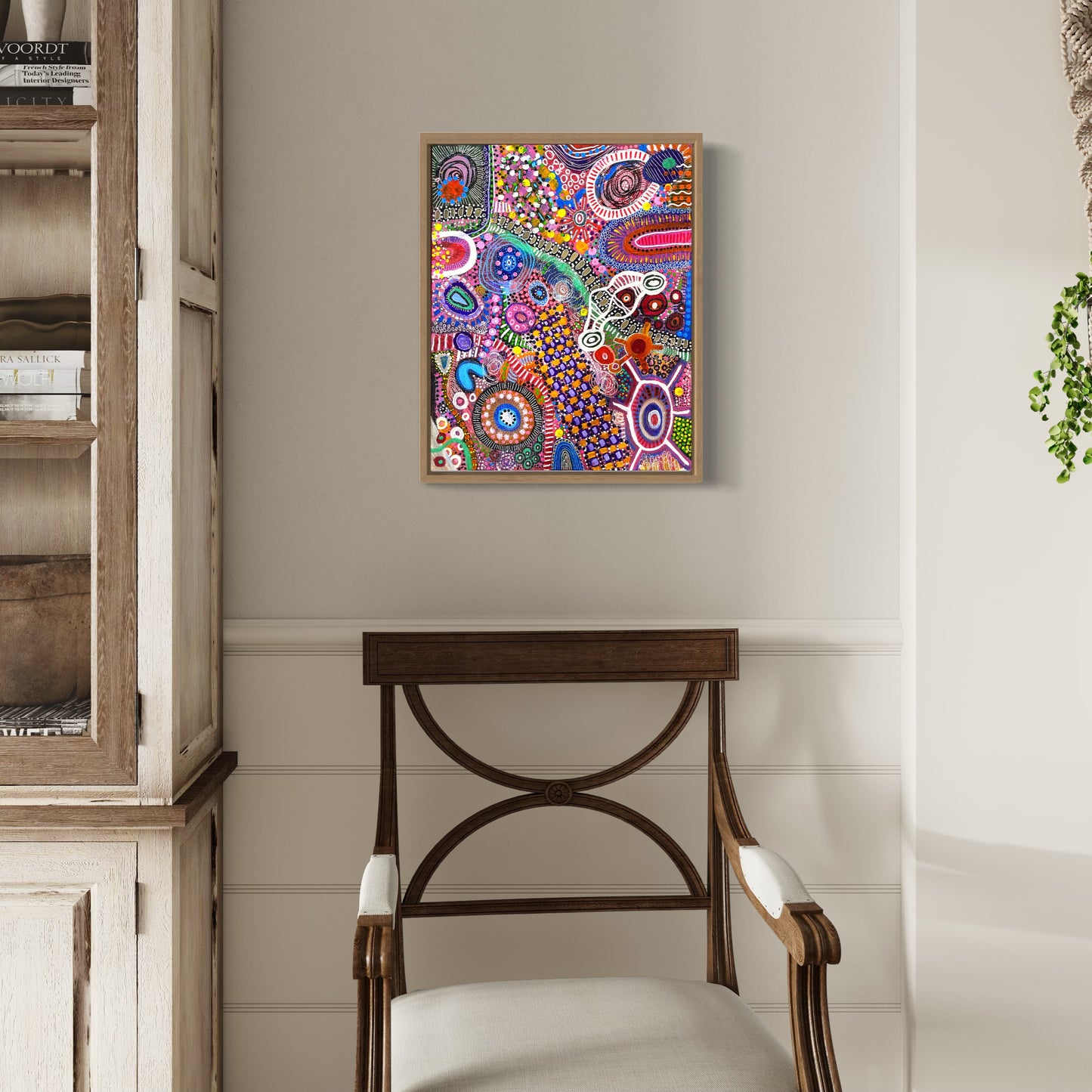 Aboriginal Art | Happy with Me | One-of-a-Kind Original Painting