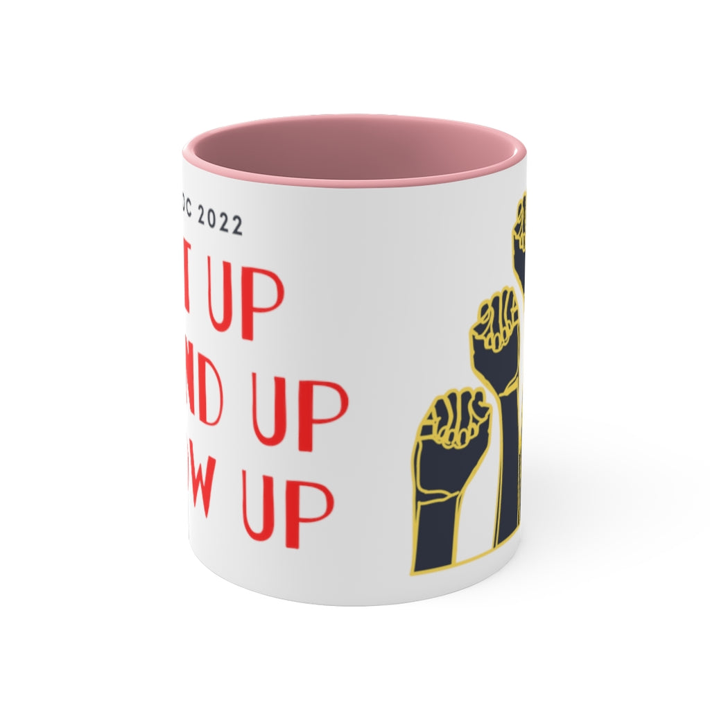 Aboriginal Art Print | NAIDOC 2022 Get Up, Stand Up, Show Up | Ceramic 11oz Mug