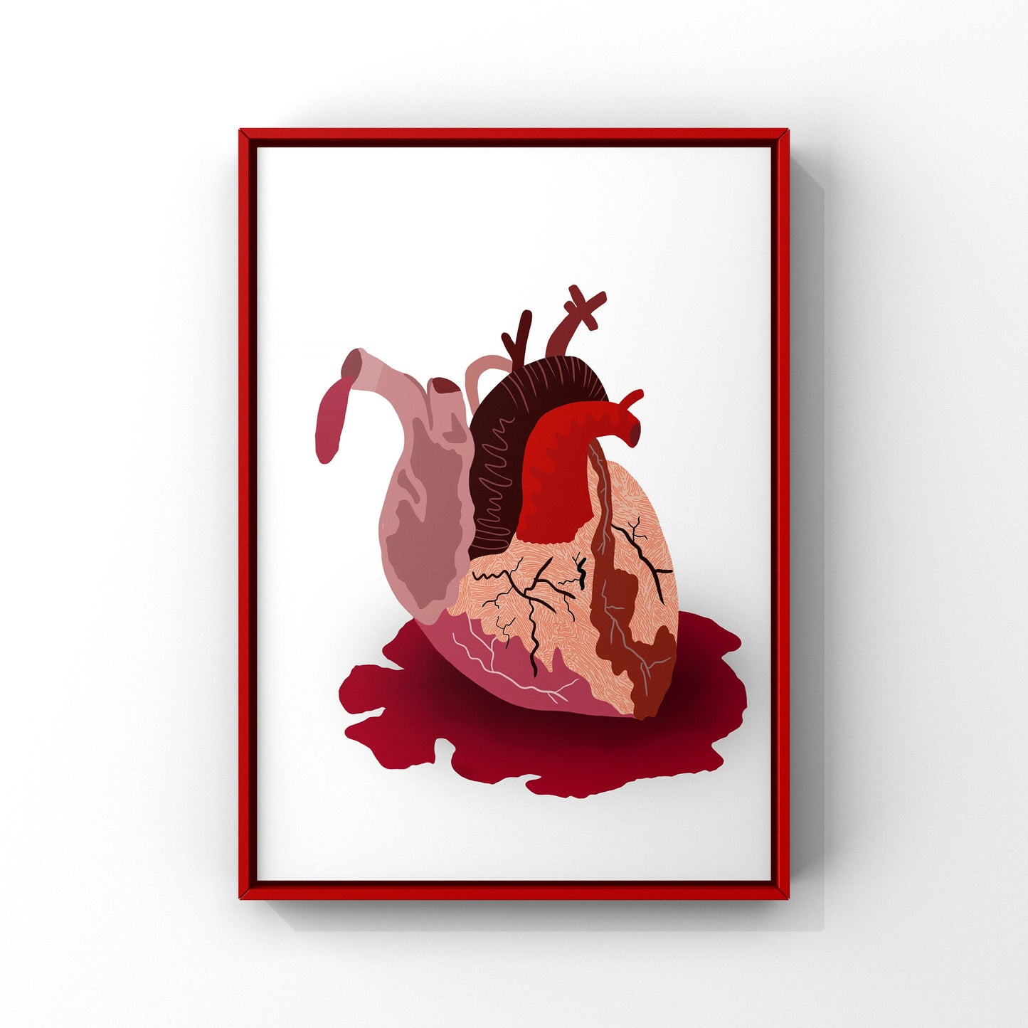 Art Print | Here is my Heart