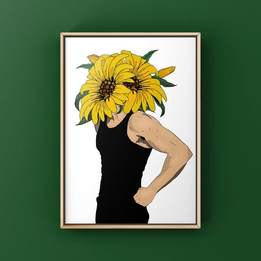 Flower Art | Sunflower Bouquet | Art Print