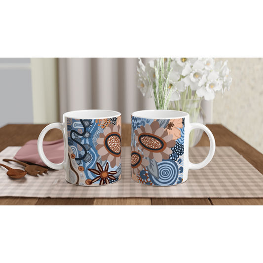 Aboriginal Art Print | Family Ties | Ceramic 11oz Mug
