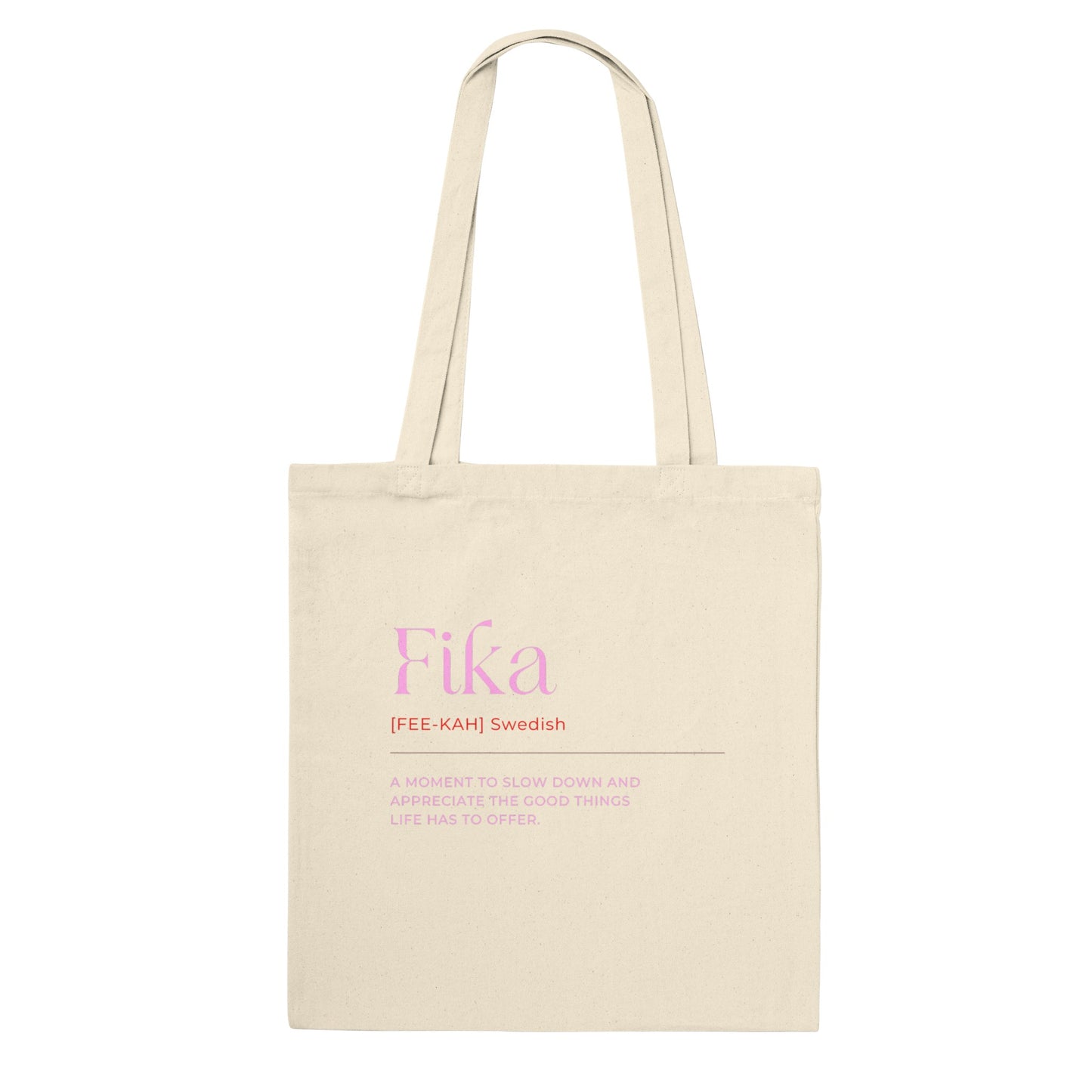 Art Print | Fika Swedish | Eco Classic Tote Bag
