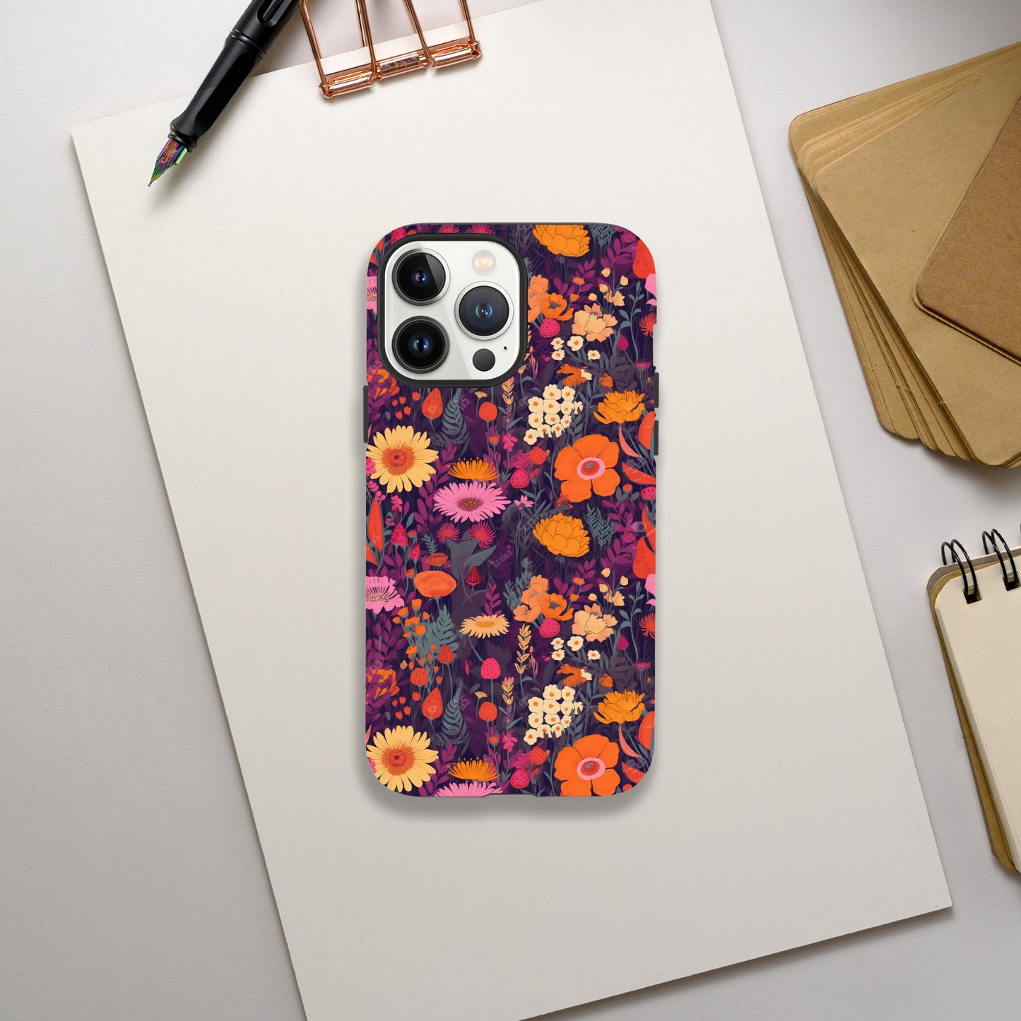 Art Print | Wild Flowers | iPhone Tough Case