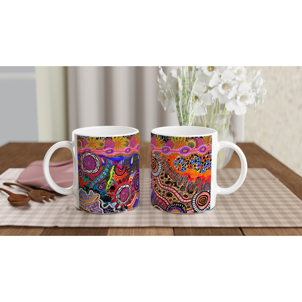 Aboriginal Art Print | Self Realisation | Ceramic 11oz Mug