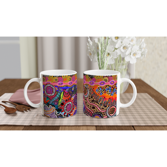 Aboriginal Art Print | Self Realisation | Ceramic 11oz Mug