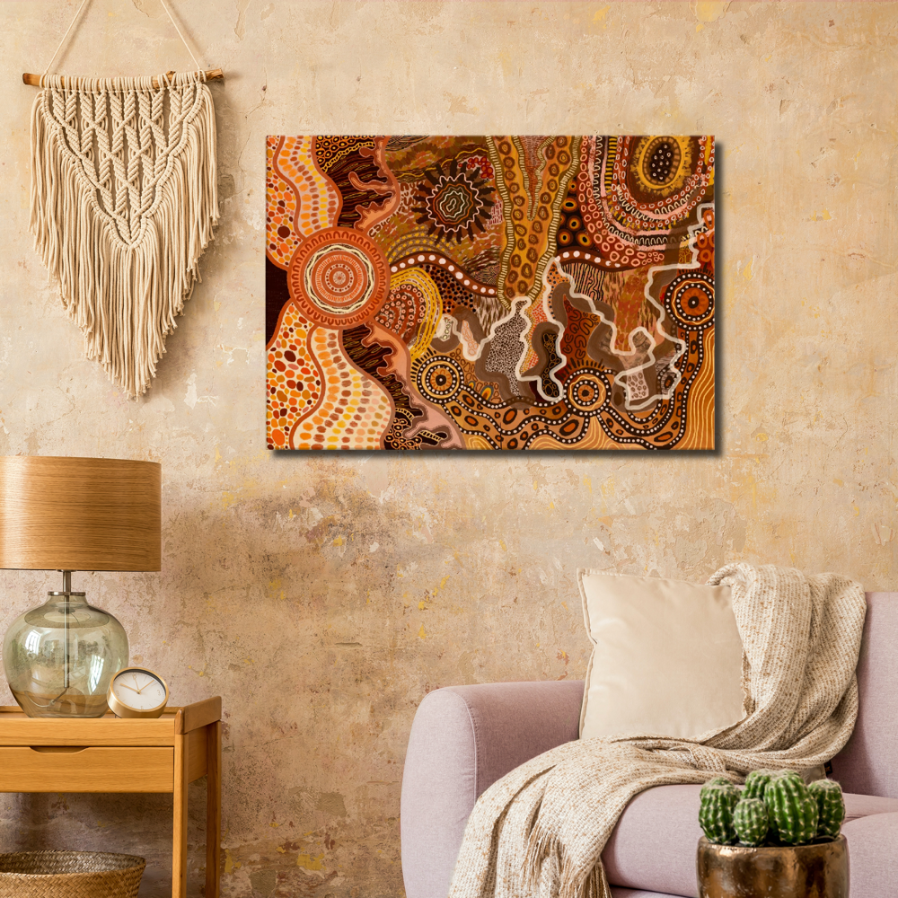 Aboriginal Art | The Climb | Print to Canvas | Limited Release