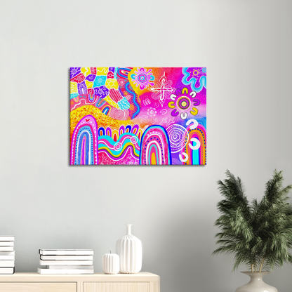 Aboriginal Art | Loud and Proud | Print to Canvas | Limited Release