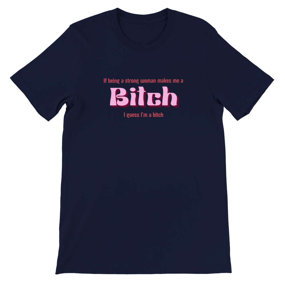 Inclusive Art | Feminist Bitch | Premium Unisex Crewneck T-shirt
