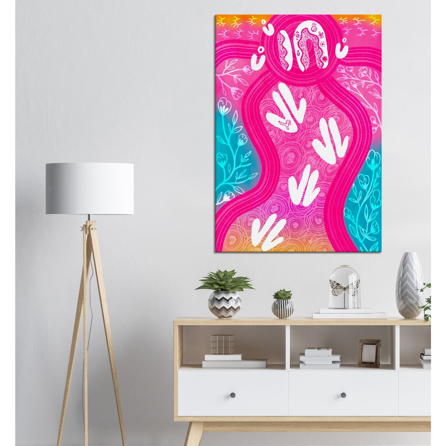 Aboriginal Art | Provider and Protector | Print to Canvas | Limited Release